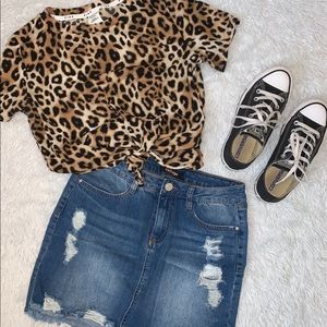 Leopard Victoria’s Secret PINK T-shirt